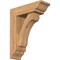 Ekena Millwork Legacy Traditional Smooth Bracket w/ Offset Brace, Western Red Cedar, 5 1/2"W x 16"D x 20"H BKT0604X16X20LEC01SWR - alternate 1